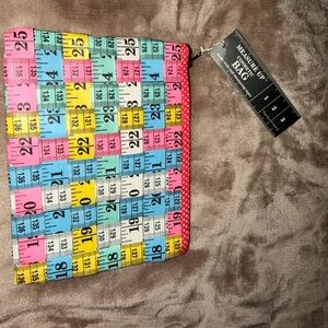 Colorful Measuring Tape Zipper Pouch